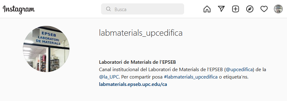 Captura Instagram labmaterials
